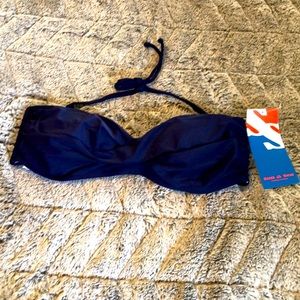 bandeau bikini top. NWT